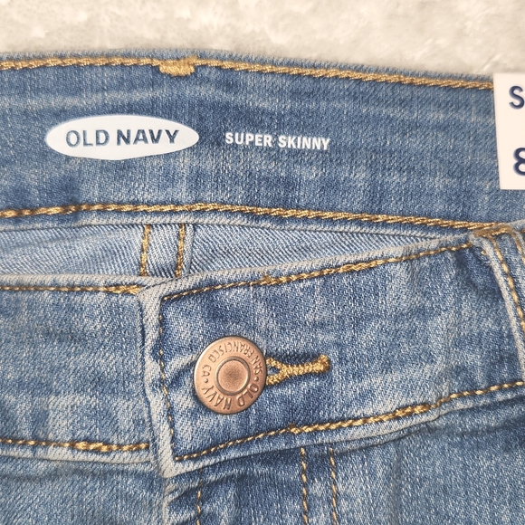 OLD NAVY WOMENS SUPER SKINNY JEANS SIZE 8 NEW WITH TAGS - Picture 5 of 15